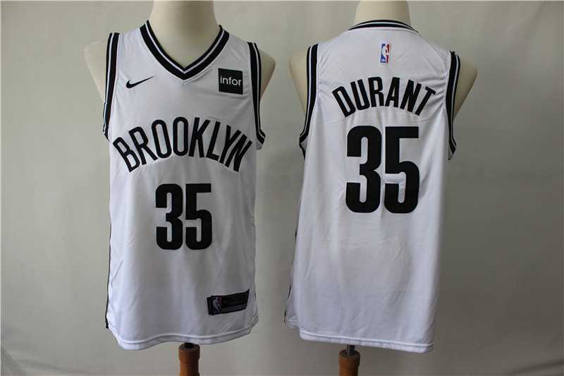 Nets 35 Kevin Durant White Nike Swingman Jersey,We sell and wholesale Nets 35 Kevin Durant White Nike Swingman Jersey on line form chian!